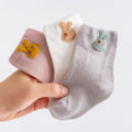 Cartoon Patch Children's Socks 3 Pairs Accessories