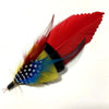 Small Feather Corsage Hat Flower Accessories